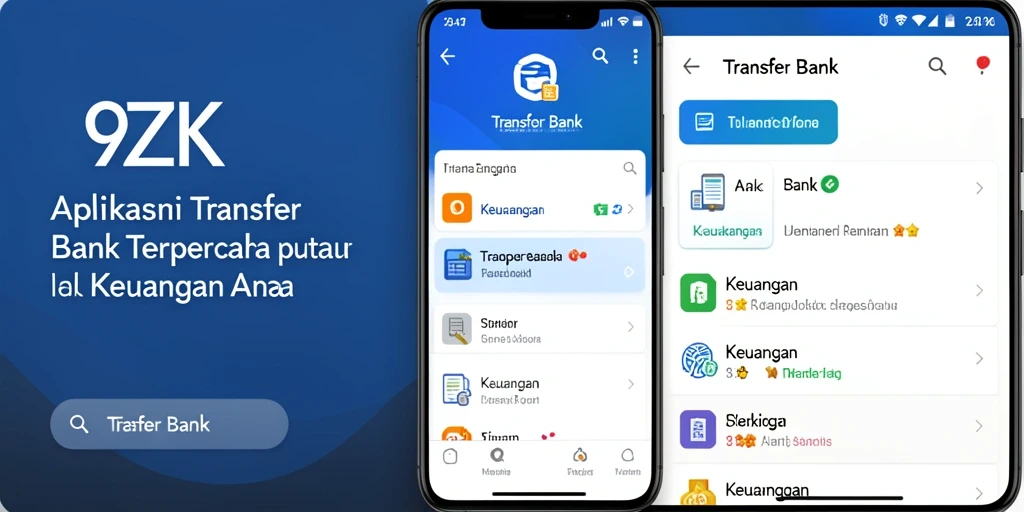 Antarmuka 9ZK yang sederhana untuk Transfer Bank.