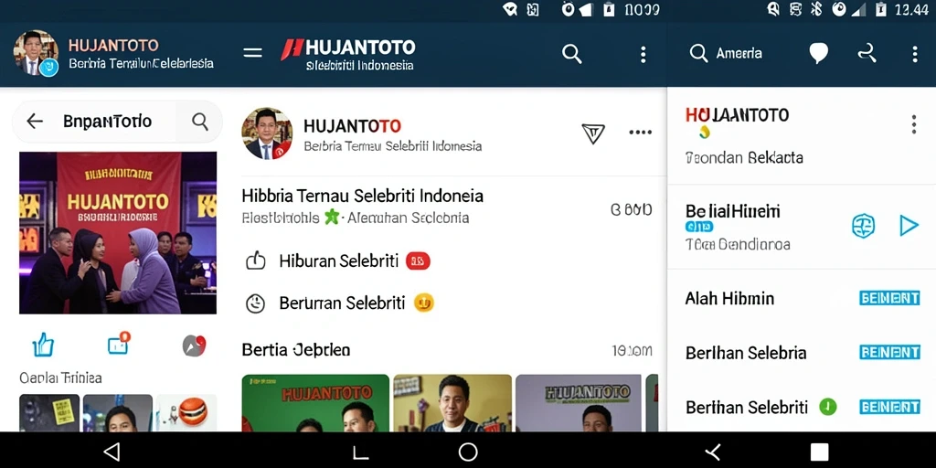Tampilan antarmuka HUJANTOTO yang menarik dan informatif.
