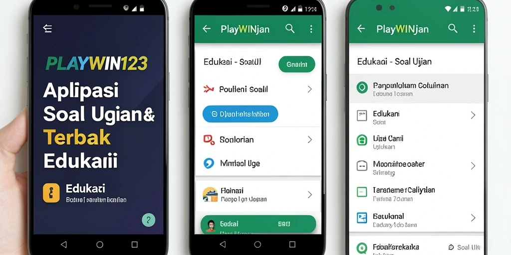 Screenshot antarmuka aplikasi PLAYWIN123 yang interaktif.