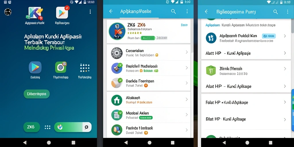 Tampilan antarmuka ZK6 yang sederhana dan intuitif.
